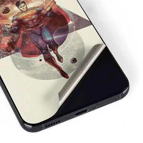 DC Comics Superman Galaxy Flying Galaxy S22 Skin